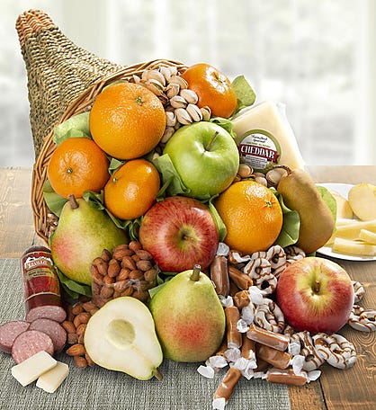 Cornucopia of Fruit Gift Basket